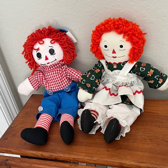 jojos seashells Other - Raggedy Ann and Andy VTG Home made  Classic Pair -